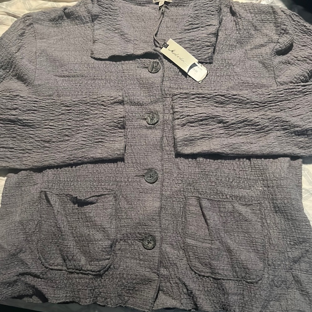 NWT mododoc cropped jacket blazer